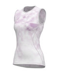 ALÉ Cycling sleeve less t-shirt - ATMOSFERA INTIMO - white/light blue