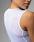 ALÉ Cycling sleeve less t-shirt - VELO ACTIVE INTIMO - white