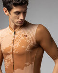 ALÉ Cycling short sleeve jersey - KRAKATOA OFF ROAD-GRAVEL - brown