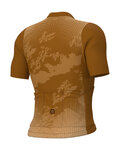 ALÉ Cycling short sleeve jersey - KRAKATOA OFF ROAD-GRAVEL - brown