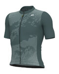 ALÉ Cycling short sleeve jersey - KRAKATOA OFF ROAD - GRAVEL - grey