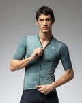ALÉ Cycling short sleeve jersey - KRAKATOA OFF ROAD - GRAVEL - green
