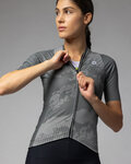 ALÉ Cycling short sleeve jersey - KRAKATOA OFF ROAD - GRAVEL - grey