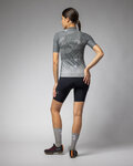 ALÉ Cycling short sleeve jersey - KRAKATOA OFF ROAD - GRAVEL - grey