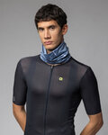 ALÉ Cycling neckwarmer - MARBLE - blue/white