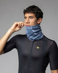 ALÉ Cycling neckwarmer - MARBLE - blue/white