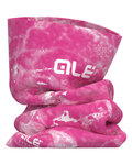 ALÉ Cycling neckwarmer - MARBLE - pink