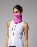 ALÉ Cycling neckwarmer - MARBLE - pink
