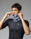 ALÉ Cycling neckwarmer - ESSENZA - black/white