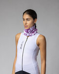 ALÉ Cycling neckwarmer - ESSENZA - purple/white