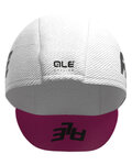 ALÉ Cycling hat - FLAG - white/pink