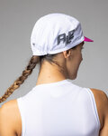 ALÉ Cycling hat - FLAG - white/pink