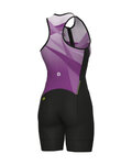 ALÉ Cycling skinsuit - HORIZON TRIATHLON - pink/black