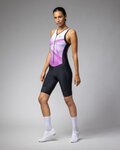 ALÉ Cycling skinsuit - HORIZON TRIATHLON - pink/black