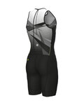 ALÉ Cycling skinsuit - HORIZON TRIATHLON - white/grey/black