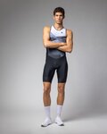 ALÉ Cycling skinsuit - HORIZON TRIATHLON - white/grey/black