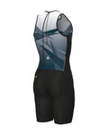 ALÉ Cycling skinsuit - HORIZON TRIATHLON - white/blue/black