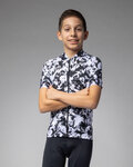 ALÉ Cycling short sleeve jersey - ESSENZA KID - black/white
