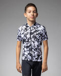 ALÉ Cycling short sleeve jersey - ESSENZA KID - black/white