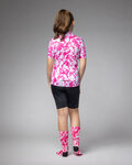 ALÉ Cycling short sleeve jersey - ESSENZA KID - pink/white