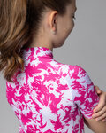 ALÉ Cycling short sleeve jersey - ESSENZA KID - pink/white