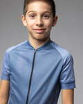 ALÉ Cycling short sleeve jersey - FOLLOW ME KID - blue