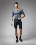 ALÉ Cycling skinsuit - BEYOND TRIATHLON - grey/black