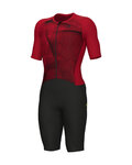 ALÉ Cycling skinsuit - BEYOND TRIATHLON - red/black