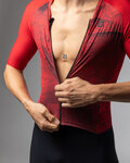 ALÉ Cycling skinsuit - BEYOND TRIATHLON - red/black