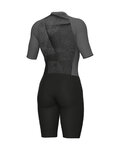ALÉ Cycling skinsuit - BEYOND TRIATHLON - grey/black