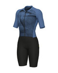 ALÉ Cycling skinsuit - BEYOND TRIATHLON - blue/black