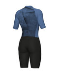 ALÉ Cycling skinsuit - BEYOND TRIATHLON - blue/black