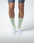 ALÉ Cyclingclassic socks - TYPHOON - white/yellow