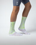 ALÉ Cyclingclassic socks - TYPHOON - white/yellow