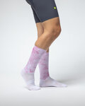 ALÉ Cyclingclassic socks - TYPHOON - white/red
