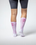 ALÉ Cyclingclassic socks - TYPHOON - white/red