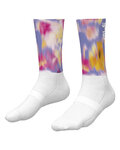 ALÉ Cyclingclassic socks - TYPHOON - white/purple
