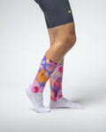 ALÉ Cyclingclassic socks - TYPHOON - white/purple
