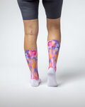 ALÉ Cyclingclassic socks - TYPHOON - white/purple