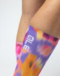 ALÉ Cyclingclassic socks - TYPHOON - white/purple