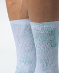 ALÉ Cyclingclassic socks - TYPHOON - white/green