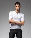 ALÉ Cycling short sleeve jersey - EARTHY STYLE - white