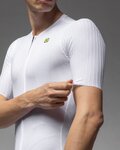ALÉ Cycling short sleeve jersey - EARTHY STYLE - white