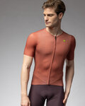 ALÉ Cycling short sleeve jersey - EARTHY STYLE - brown