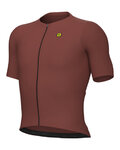 ALÉ Cycling short sleeve jersey - EARTHY STYLE - brown