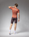 ALÉ Cycling short sleeve jersey - EARTHY STYLE - brown