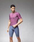 ALÉ Cycling short sleeve jersey - EARTHY STYLE - purple