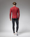 ALÉ Cycling winter long sleeve jersey - PRAGMA FONDO 3.0 - red