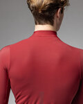 ALÉ Cycling winter long sleeve jersey - PRAGMA FONDO 3.0 - red