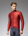 ALÉ Cycling thermal jacket - PR-E FAN - red